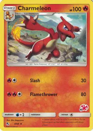 Charmeleon (# Charizard Stamped) 008/068 - Battle Academy