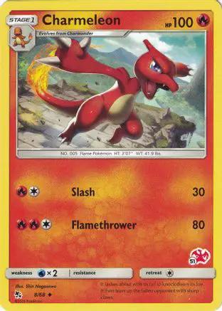 Charmeleon (# Charizard Stamped) 008/68 - Battle Academy