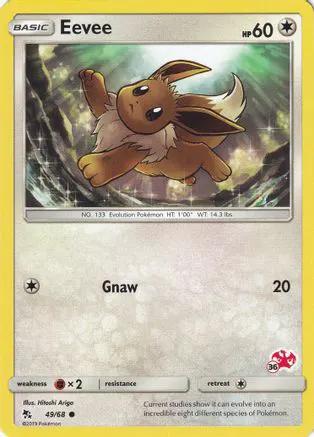 Eevee (# Charizard Stamped) 049/068 - Battle Academy
