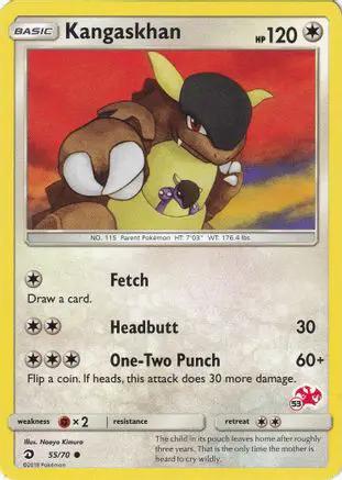 Kangaskhan (# Charizard Stamped) 055/70 - Battle Academy
