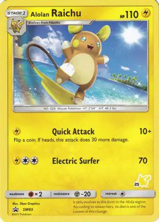 Alolan Raichu (# Pikachu Stamped) SM65 - Battle Academy