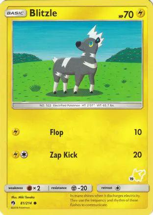 Blitzle (# Pikachu Stamped) 081/214 - Battle Academy