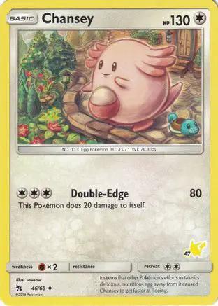Chansey (# Pikachu Stamped) 046/68 - Battle Academy