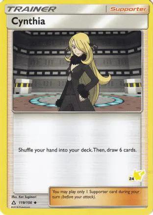 Cynthia (# Pikachu Stamped) 119/156 - Battle Academy