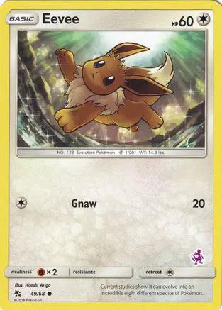 Eevee (Mewtwo Stamped) 049/68 - Battle Academy