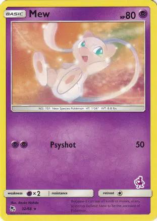 Mew (Mewtwo Stamped) 032/68 - Battle Academy
