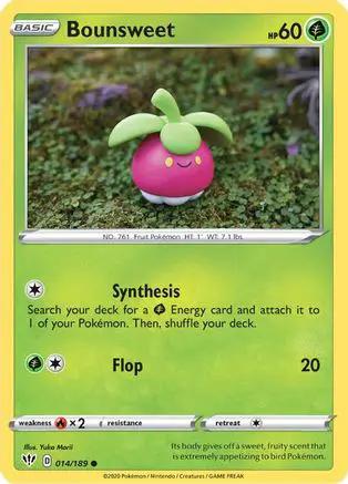 Bounsweet 014/189 - SWSH03 Darkness Ablaze Reverse Holofoil