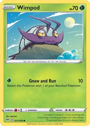Wimpod 017/189 - SWSH03 Darkness Ablaze Reverse Holofoil