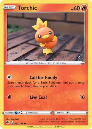 Torchic 022/189 - SWSH03 Darkness Ablaze