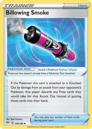 Billowing Smoke 158/189 - SWSH03 Darkness Ablaze Reverse Holofoil