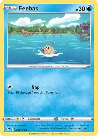 Feebas 038/189 - SWSH03 Darkness Ablaze