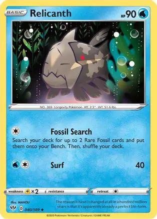 Relicanth 040/189 - SWSH03 Darkness Ablaze Reverse Holofoil