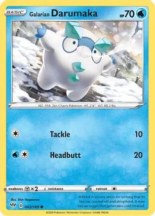 Galarian Darumaka 043/189 - SWSH03 Darkness Ablaze