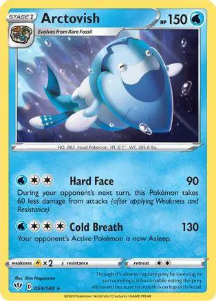 Arctovish 054/189 - SWSH03 Darkness Ablaze Reverse Holofoil