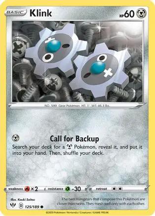 Klink 125/189 - SWSH03 Darkness Ablaze Reverse Holofoil