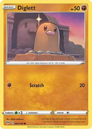 Diglett 084/189 - SWSH03 Darkness Ablaze