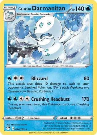 Galarian Darmanitan (Cracked Ice Holo) 044/189 - Deck Exclusives Holofoil