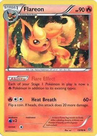 Flareon (Cosmos Holo) 013/98 - Miscellaneous Cards & Products Holofoil