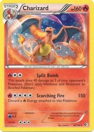 Charizard (Cosmos Holo) 020/149 - Blister Exclusives Holofoil