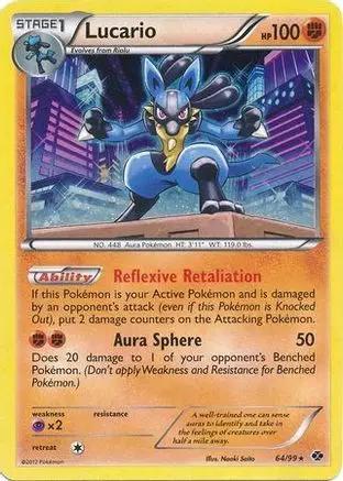 Lucario (Cosmos Holo) 064/99 - Blister Exclusives Holofoil