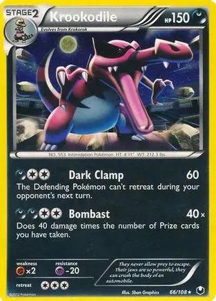 Krookodile (Cosmos Holo) 066/108 - Blister Exclusives Holofoil