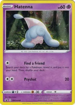 Hatenna SWSH040/307 - SWSH Sword & Shield Promo Cards Holofoil