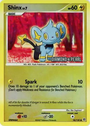Shinx [Diamond & Pearl] 098/130 - Burger King Promos Reverse Holofoil
