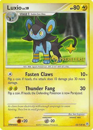 Luxio (Prerelease) 052/130 - Nintendo Promos