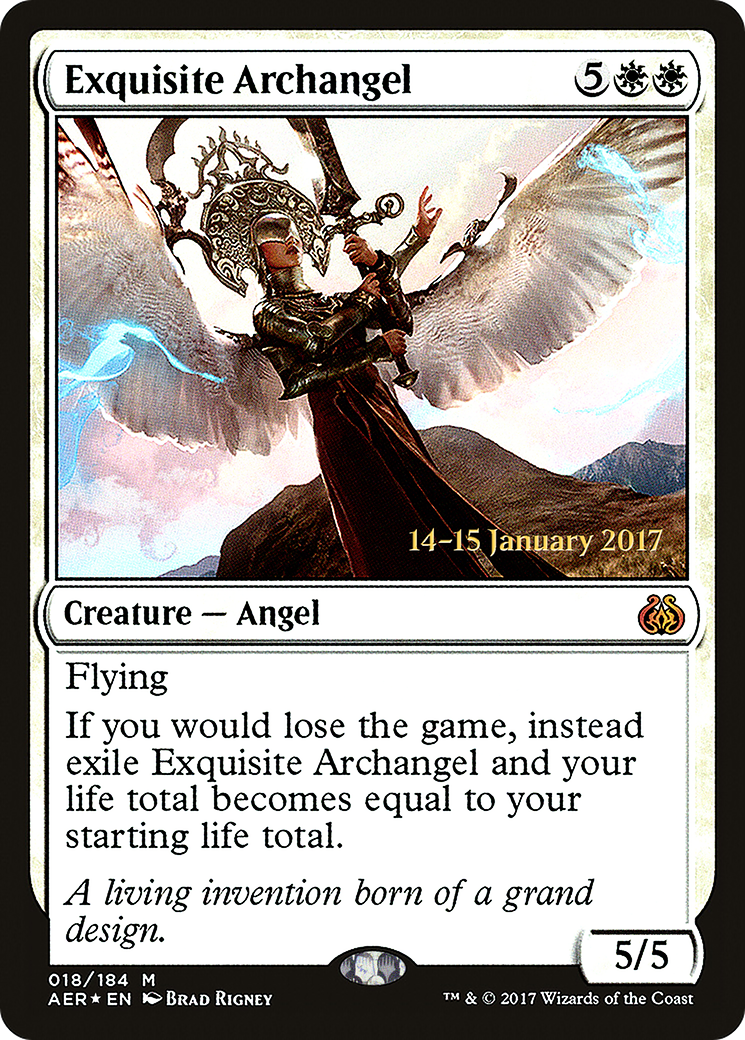 Exquisite Archangel (PRE-18S) - Aether Revolt Promos Foil