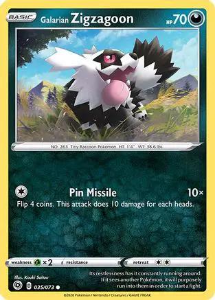 Galarian Zigzagoon 035/73 - Champions Path
