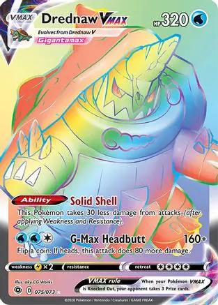 Drednaw VMAX (Secret) 075/73 - Champions Path Holofoil