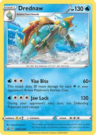 Drednaw SWSH047/307 - SWSH Sword & Shield Promo Cards Holofoil
