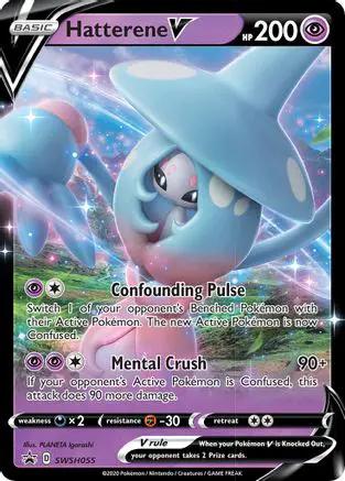 Hatterene V SWSH055/307 - SWSH Sword & Shield Promo Cards Holofoil