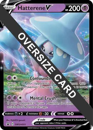 Hatterene V SWSH055 - Jumbo Cards Holofoil