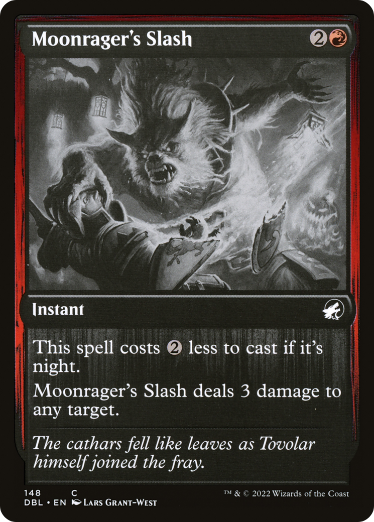 Moonrager's Slash (DBL-148) - Innistrad: Double Feature Foil