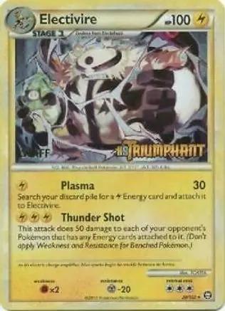 Electivire (Prerelease) [Staff] 020/102 - HGSS Promos Holofoil