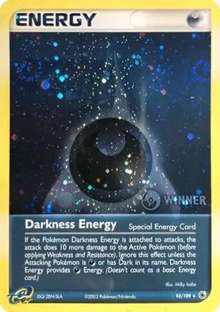 Darkness Energy (Special) (Cosmos Holo) [Winner] 093/109 - League & Championship Cards Holofoil