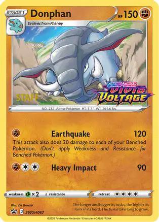 Donphan SWSH067 - SWSH Sword & Shield Promo Cards - Holofoil