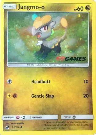 Jangmo-o (Cosmos Holo) (EB Games Promo) 075/111 - Miscellaneous Cards & Products Holofoil