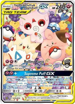 Togepi & Cleffa & Igglybuff GX 143a/236 - Alternate Art Promos Holofoil