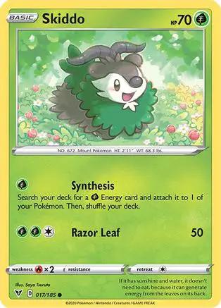 Skiddo 017/185 - SWSH04 Vivid Voltage