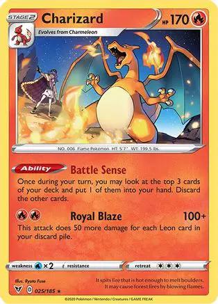 Charizard 025/185 - SWSH04 Vivid Voltage