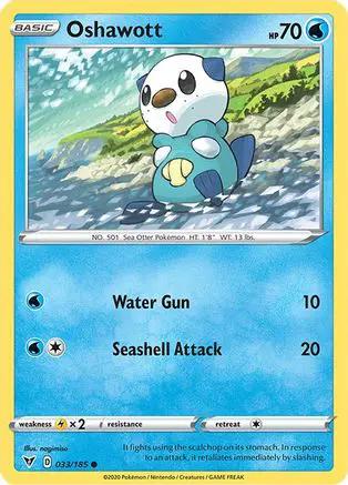 Oshawott 033/185 - SWSH04 Vivid Voltage Reverse Holofoil