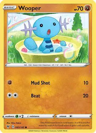 Wooper 083/185 - SWSH04 Vivid Voltage Reverse Holofoil