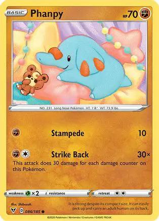 Phanpy 086/185 - SWSH04 Vivid Voltage Reverse Holofoil