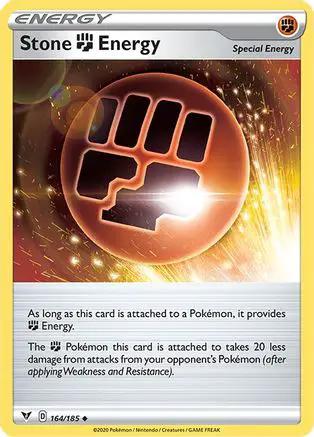Stone Fighting Energy 164/185 - SWSH04 Vivid Voltage Reverse Holofoil