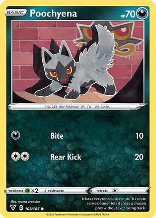 Poochyena 103/185 - SWSH04 Vivid Voltage Reverse Holofoil