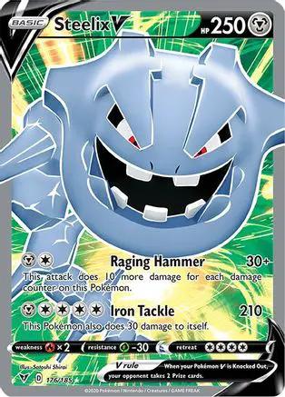 Steelix V (Full Art) 176/185 - SWSH04 Vivid Voltage Holofoil