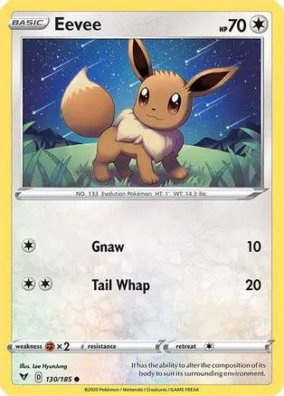 Eevee 130/185 - SWSH04 Vivid Voltage Reverse Holofoil