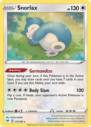 Snorlax 131/185 - SWSH04 Vivid Voltage Holofoil